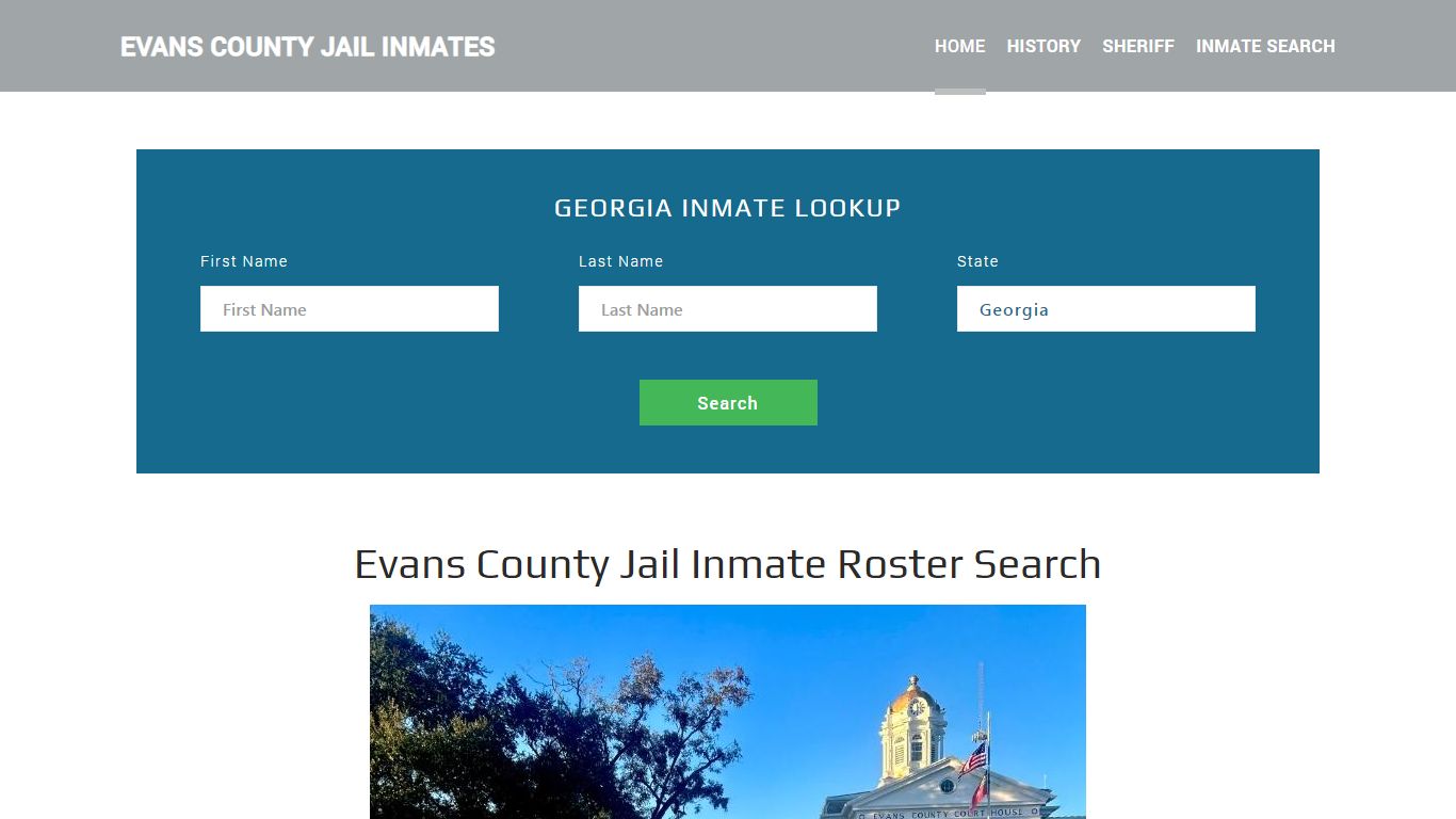 Evans County Jail Inmate Roster Lookup, Claxton, GA